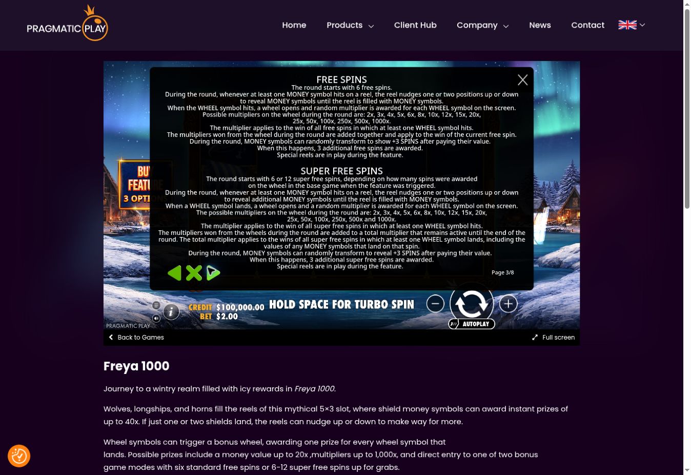 Freya 1000 — Two bonus calculations