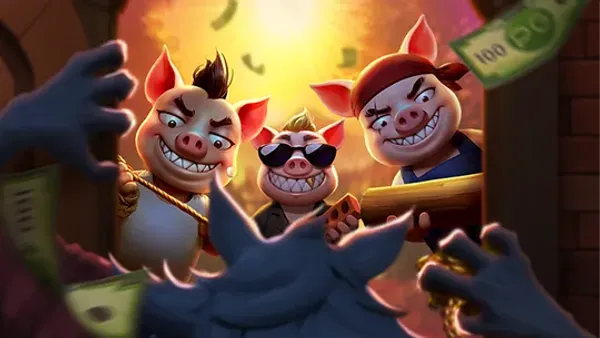 Three Crazy Piggies